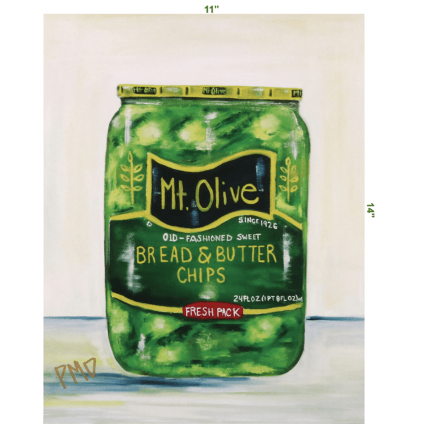 Color Print of Bread & Butter Pickles