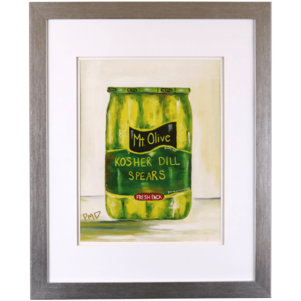 Color Print of Kosher Dill Pickle Spears